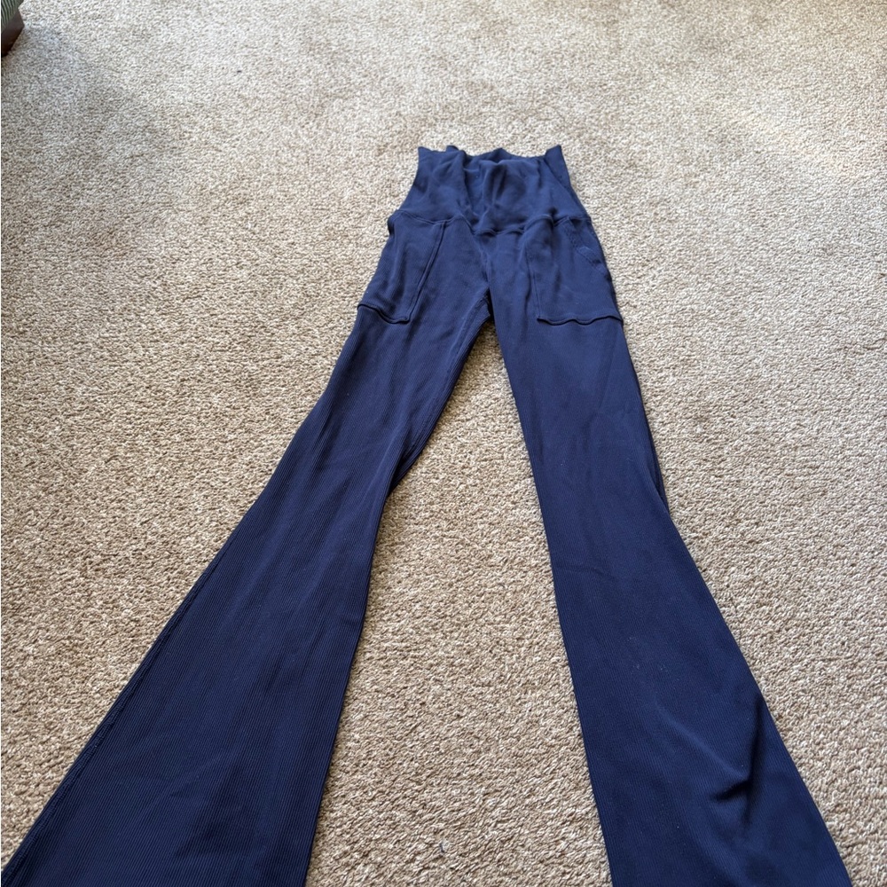 Aerie Midnight Blue Flare Pants